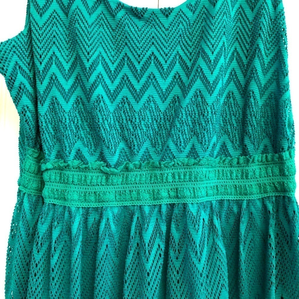 AUW Green Lace Dress